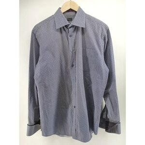 Paul Smith London Mens Shirt Floral Print SIZE 16 / 41 Slim Fit‎ French Cuff